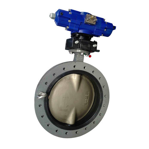 Marine Dual Eccentricity Flanged Butterfly Valve